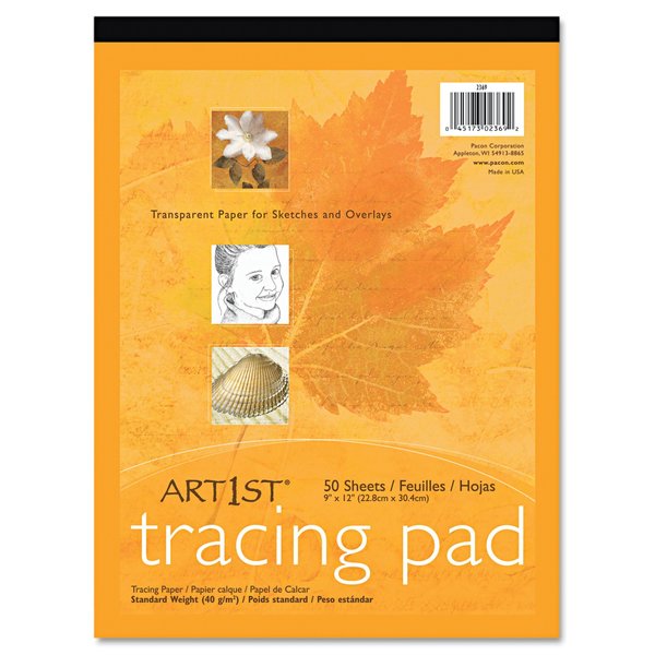 Pacon Tracing Paper, Parchment, 14" x 17", White 2317